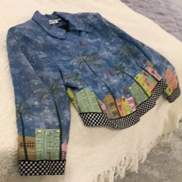 Unique Vintage embroidered Jacket - Picture 3 of 16